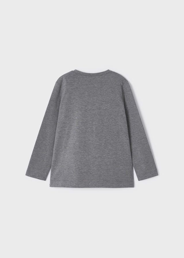 L/s t-shirt for girl - Steel Mayoral