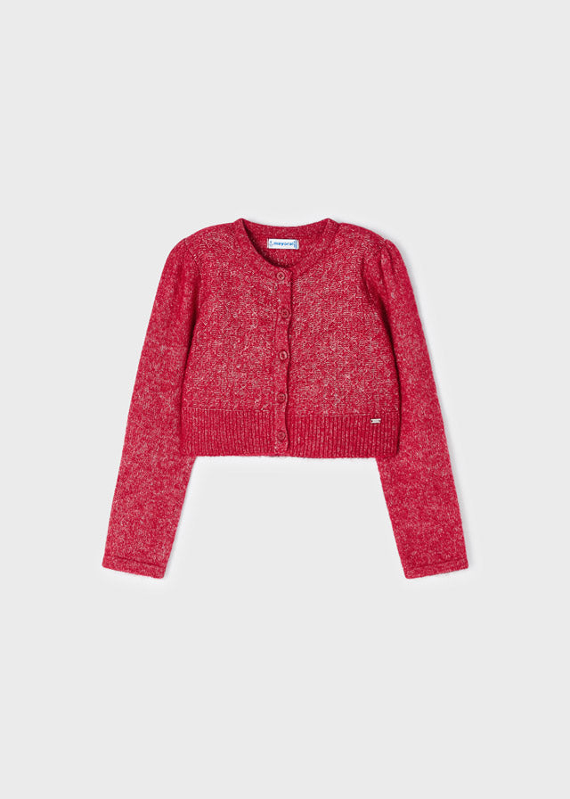 Knitting cardigan for girl - Red Mayoral