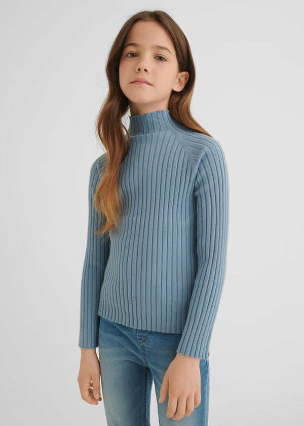 Knit mockneck for teen girl - French Blu Mayoral