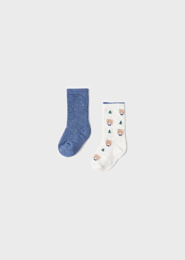 Dressy socks set for newborn boy - H.Vintageb Mayoral