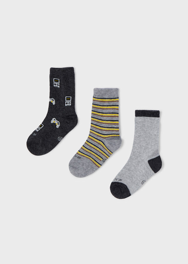 3 socks set for boy - FOSSIL Mayoral