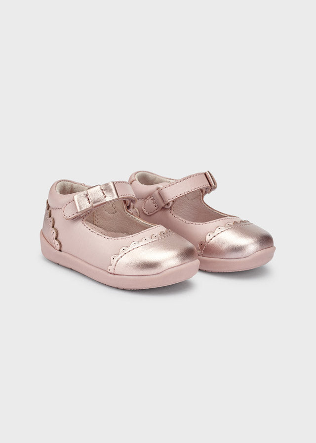Mary jane shoes for baby girl - Nude Mayoral