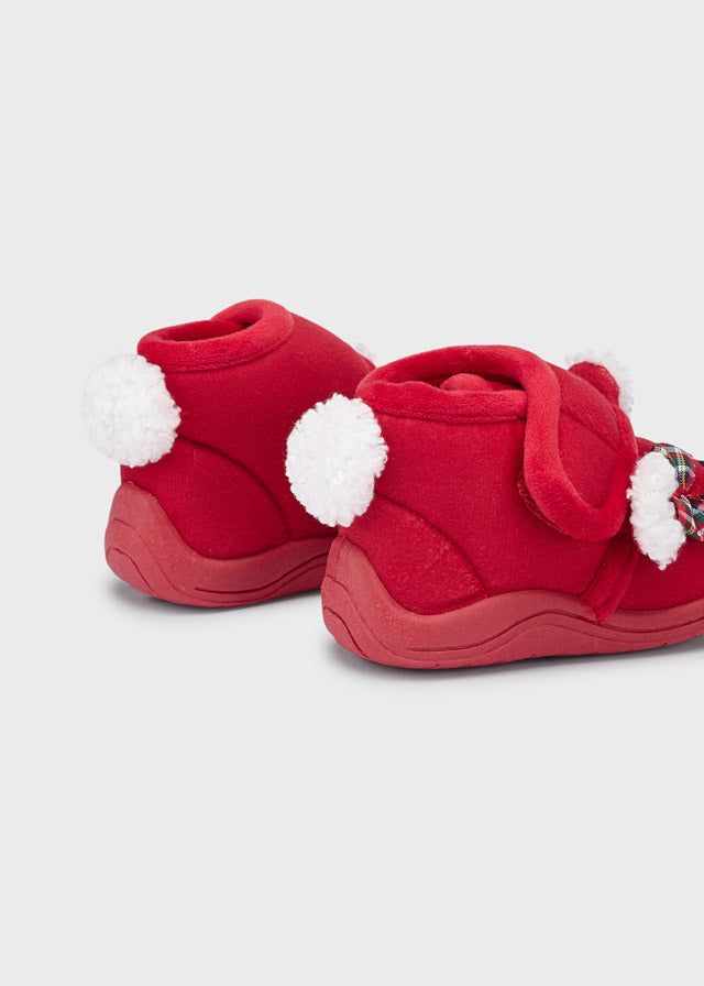 Plush slipper for girl - Red Mayoral