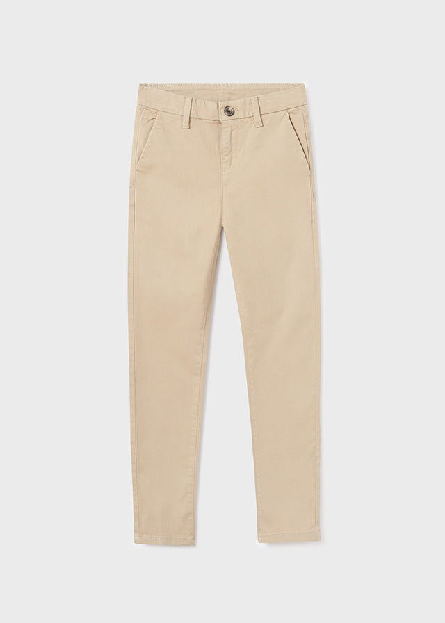 530- Basic trousers for teen boy - Beige Mayoral