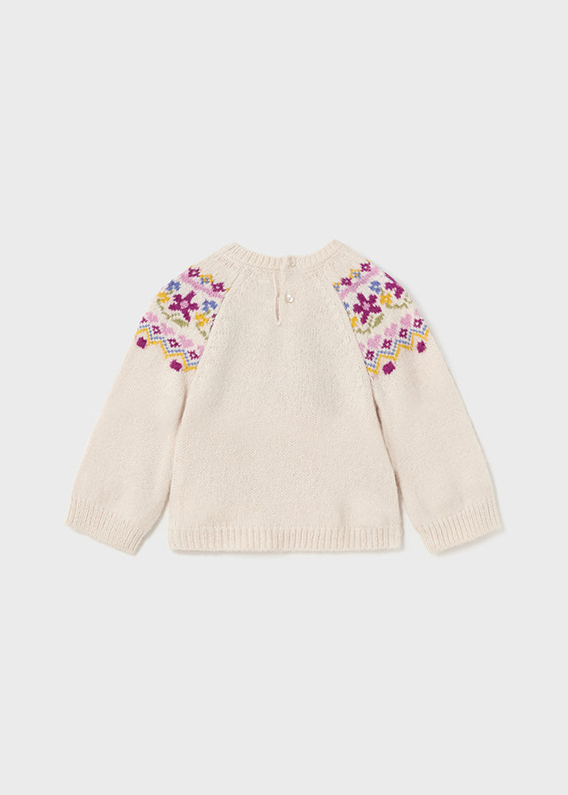 2311- Sweater for baby girl - Chickpea Mayoral
