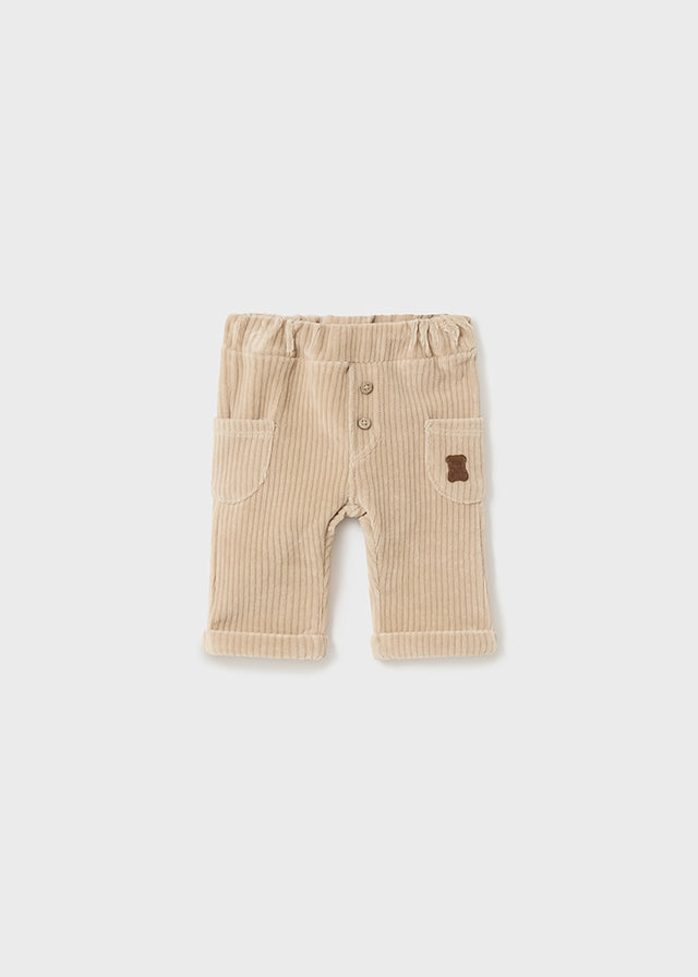 2506- Long trousers for newborn boy - Wood Mayoral