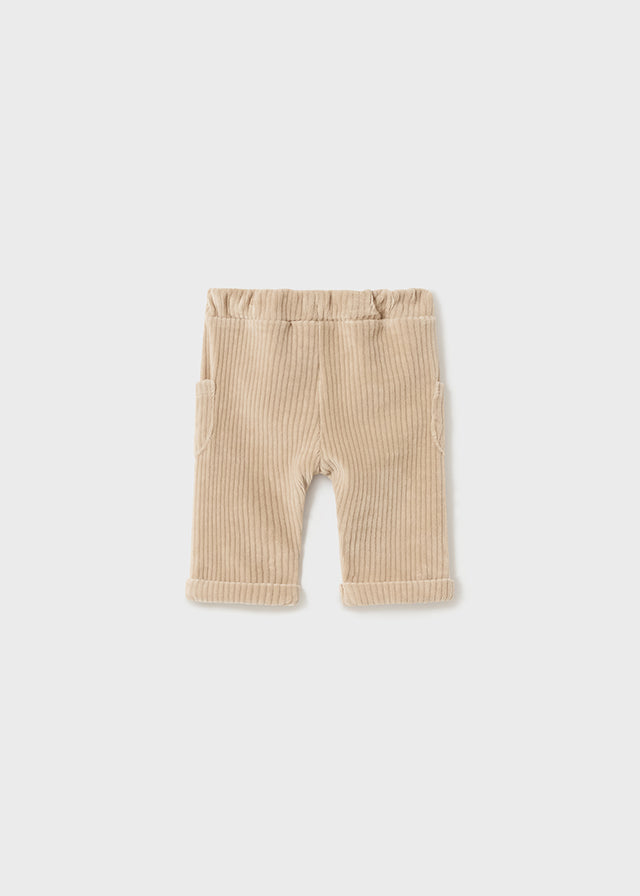 2506- Long trousers for newborn boy - Wood Mayoral