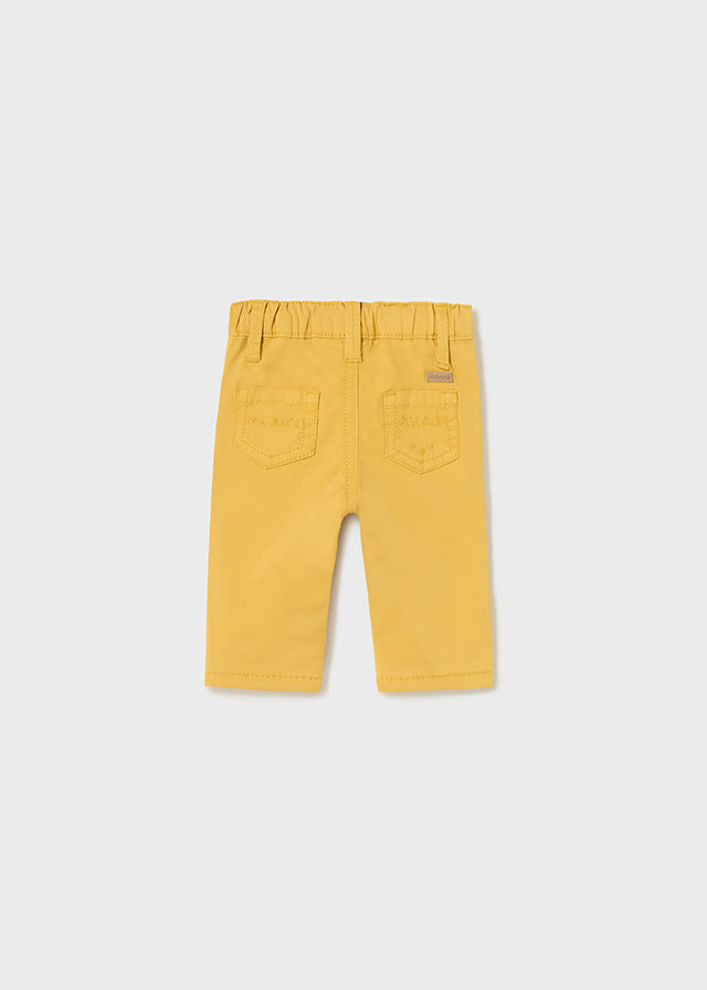 2517- Twill trousers for newborn boy - Orangy Mayoral