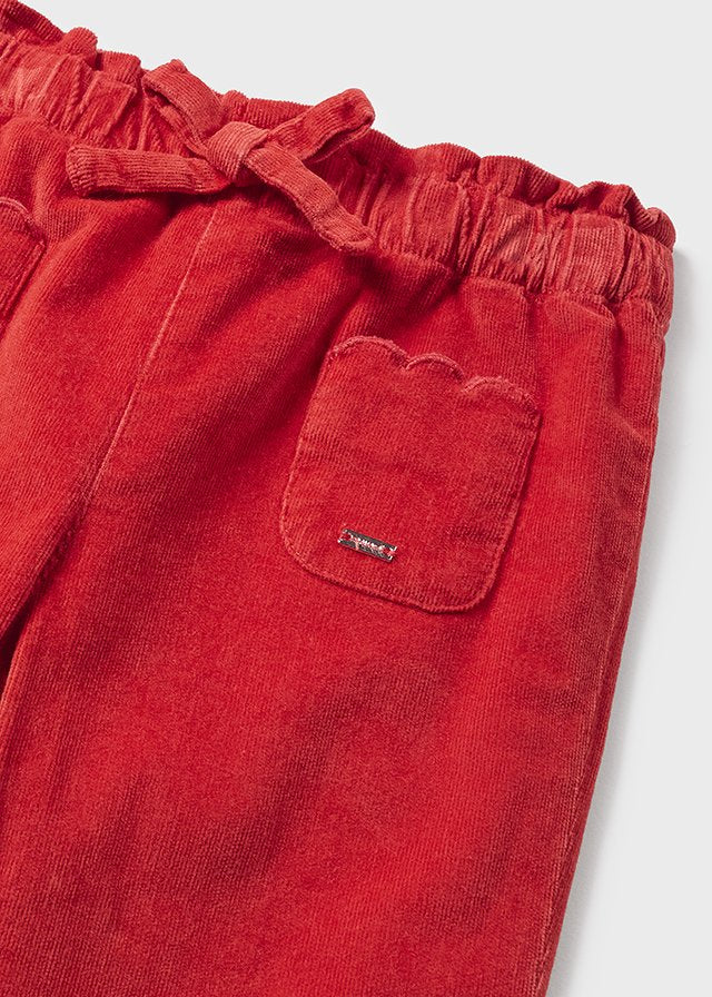 2526- Cord trousers for baby girl - Paprika Mayoral
