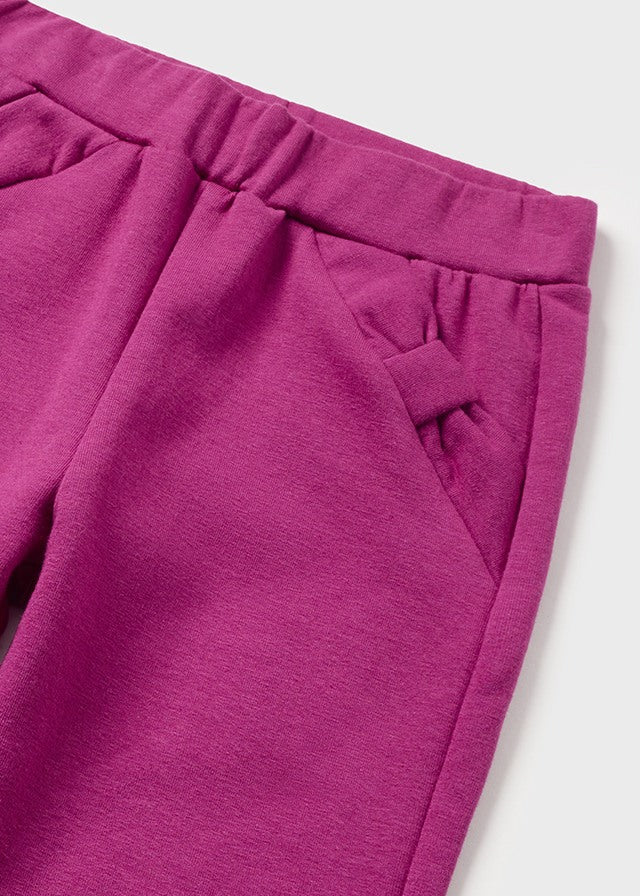 2870- 2 trousers tracksuit for baby girl - Magenta Mayoral