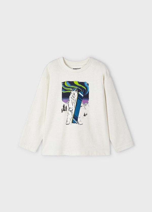 4038- L/s t-shirt for boy - Glacial Mayoral