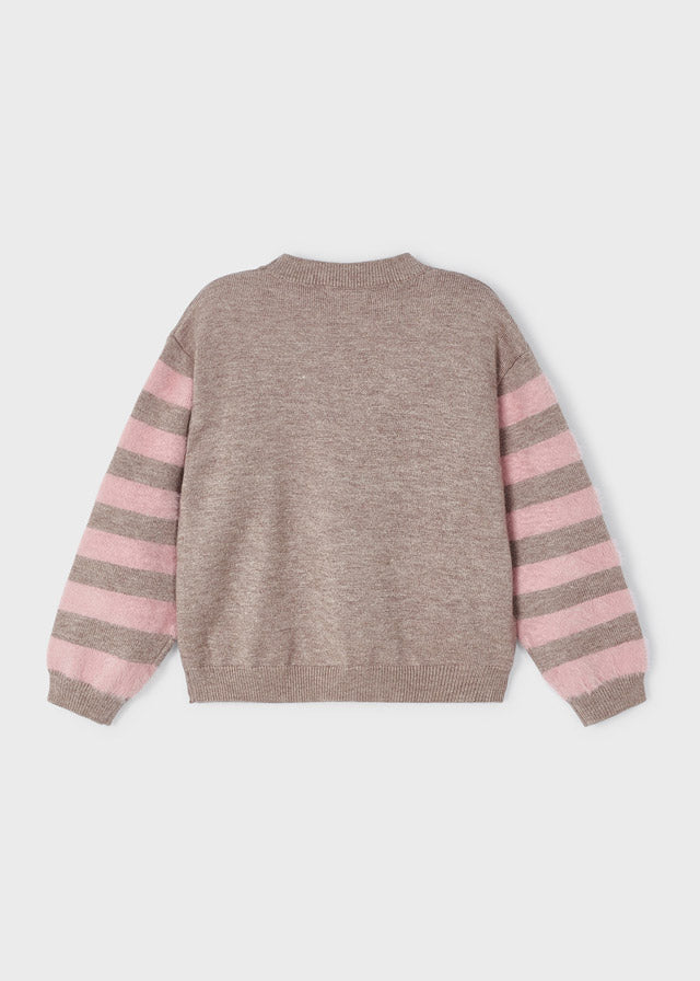 4306- Sweater for girl - Walnut Mayoral