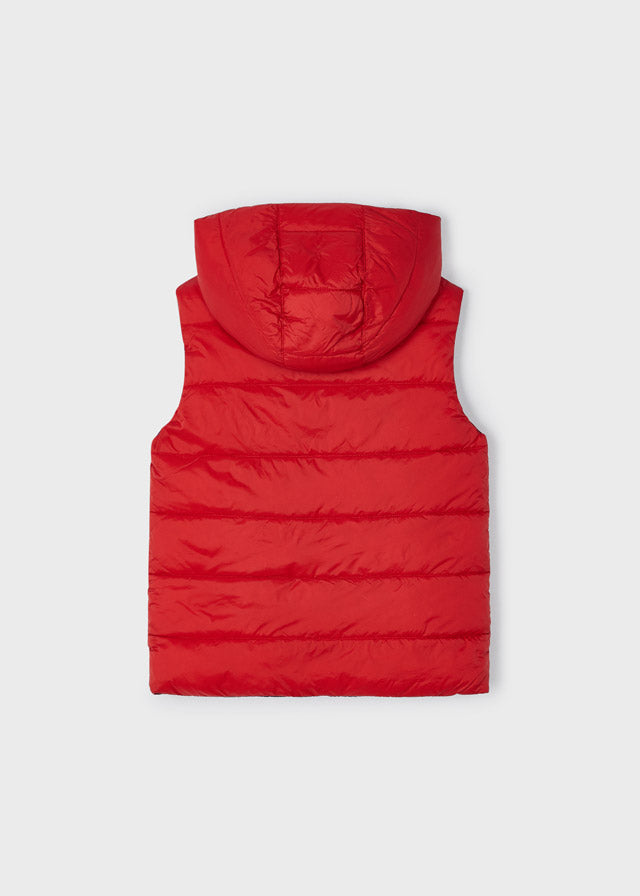 4329- Reversible vest for boy - Red Mayoral