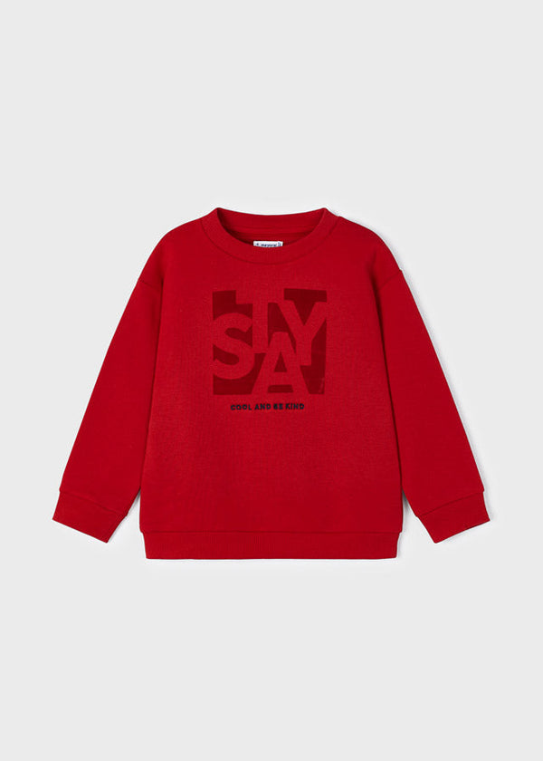 4420- Pullover for boy - Red Mayoral
