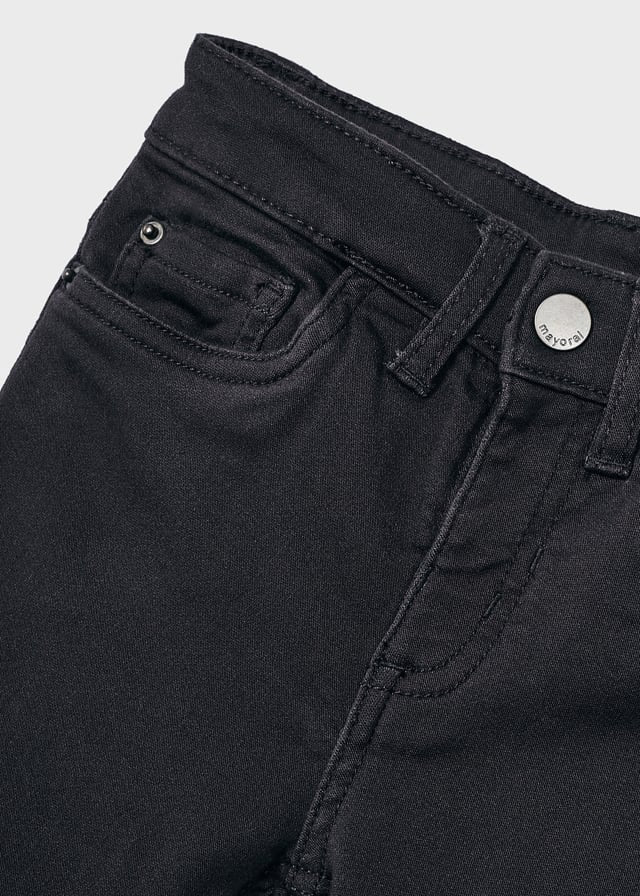 4523- Soft slim fit pants for boy - Charcoal Mayoral