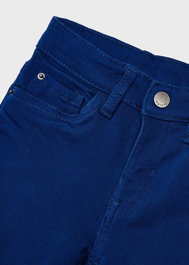 4523- Soft slim fit pants for boy - Klein Blue Mayoral