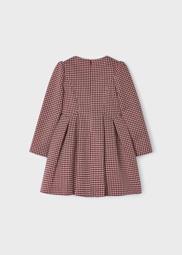 4916- Knit dress for girl - Red Mayoral
