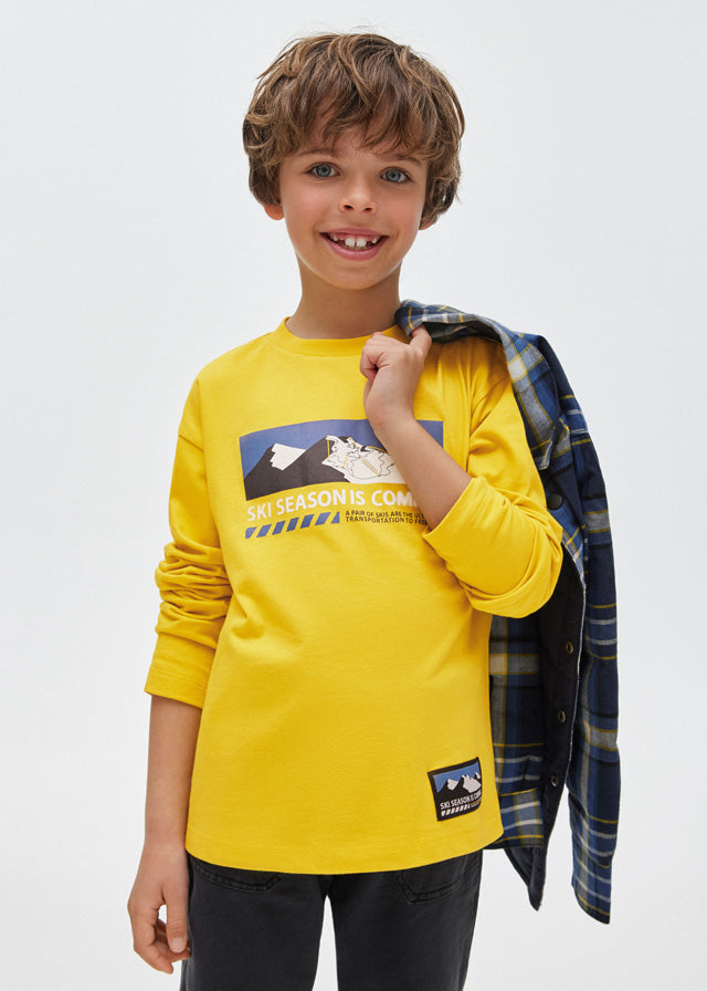 7064- L/s t-shirt for teen boy - Solar Mayoral