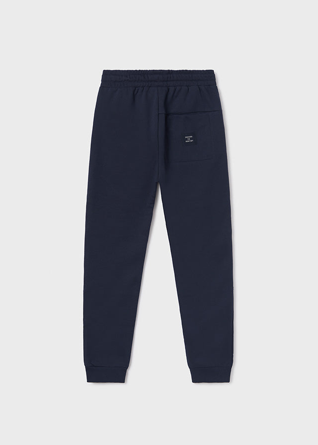 7528- Fleece pants for teen boy - Navy Mayoral