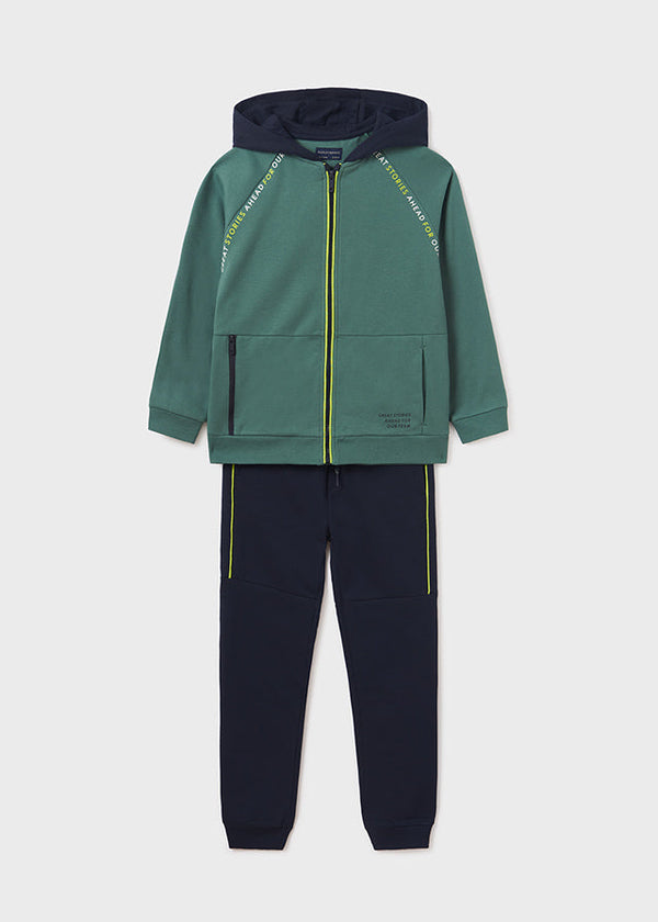 7834- Tracksuit for teen boy - Mint Mayoral