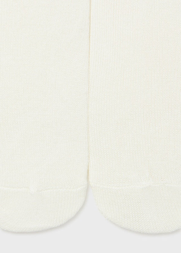 9648- Tights for newborn girl - Natural Mayoral