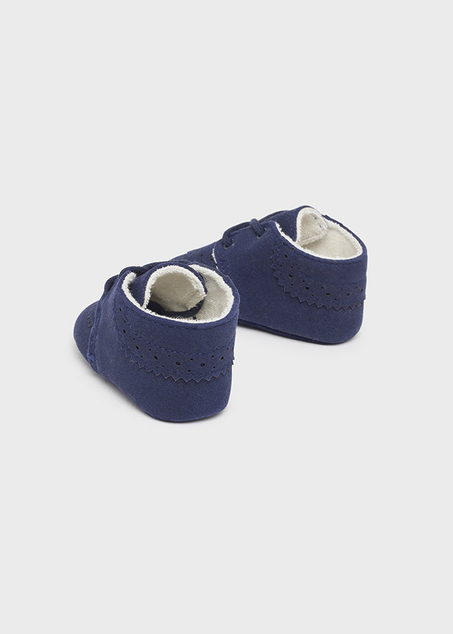 9682- Formal shoes for newborn boy - Midnight Mayoral