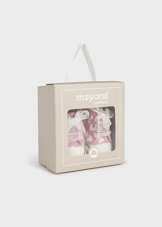 9693- Trainning shoes for newborn girl - Lollipop Mayoral