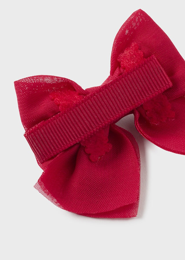 10542- Hairclip for baby girl - Red Mayoral