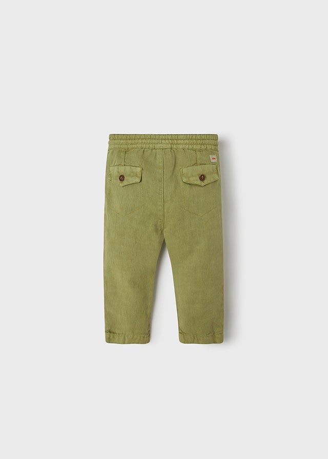 linen relax pant for baby boy - Bayleaf Mayoral