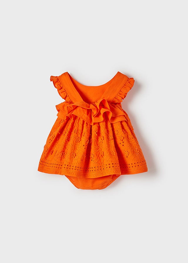 embroided aplique dress for baby girl - Tangerine Mayoral