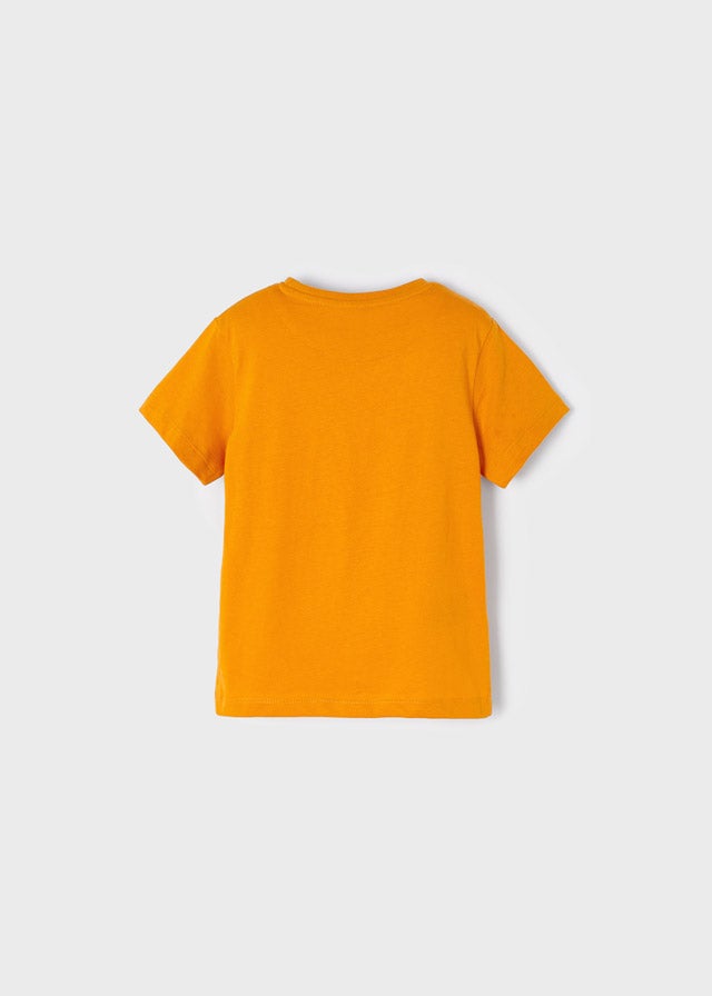 S/s lenticular t-shirt for boy - Orange Mayoral