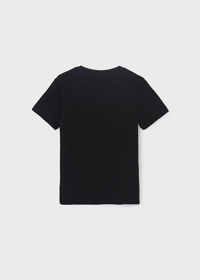 Lenticular t-shirt s/s for teen boy - Black Mayoral