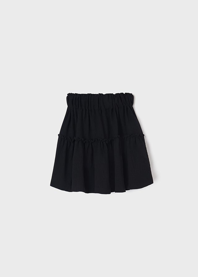 Crepe skirt for teen girl - Black Mayoral