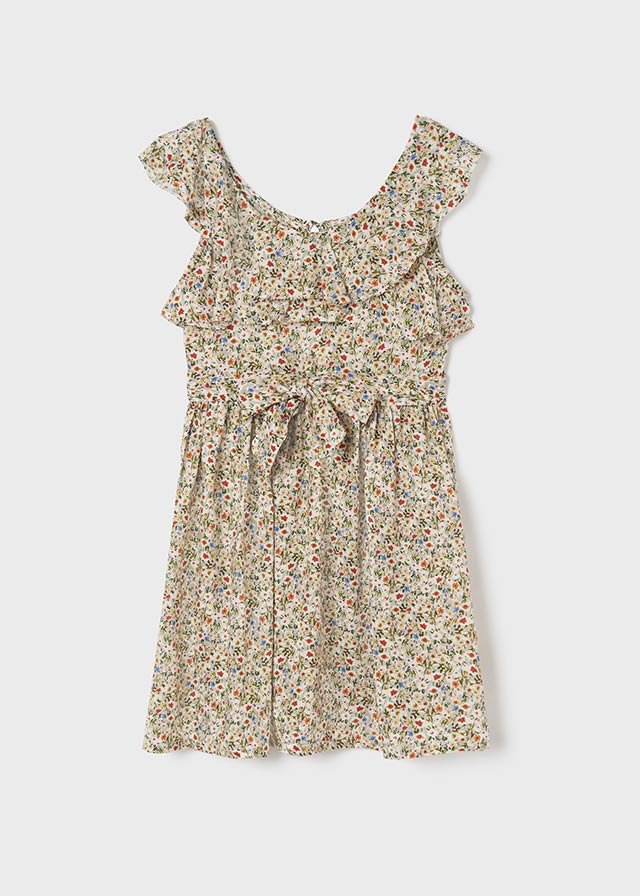 Floral dress for teen girl - Seaweed Mayoral