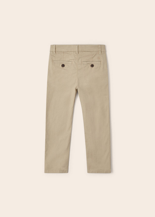 Mayoral Twill basic trousers for boy - Sand Mayoral