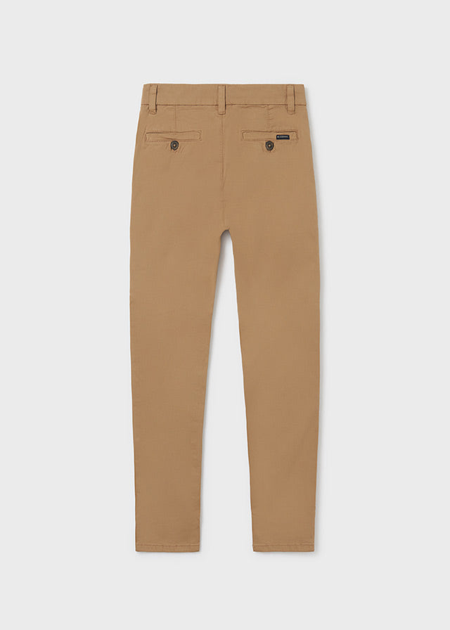 Mayoral Basic trousers for teen boy - Cinammon Mayoral