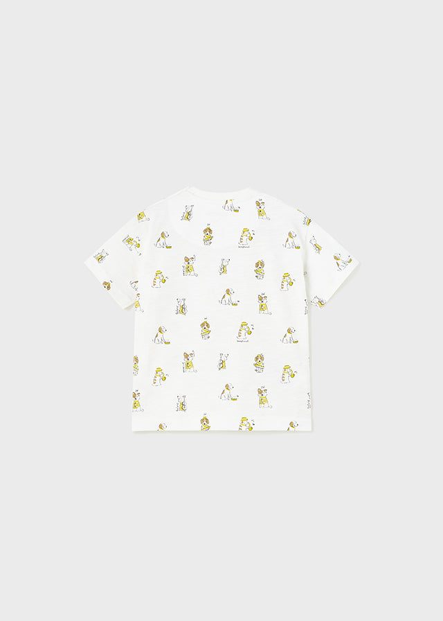 Mayoral S/s t-shirt for baby boy - White Mayoral
