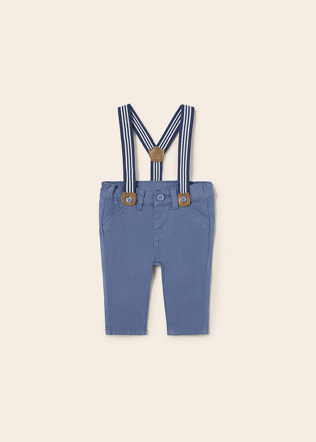 Mayoral Long trousers with suspenders for newborn boy - Imperial Mayoral