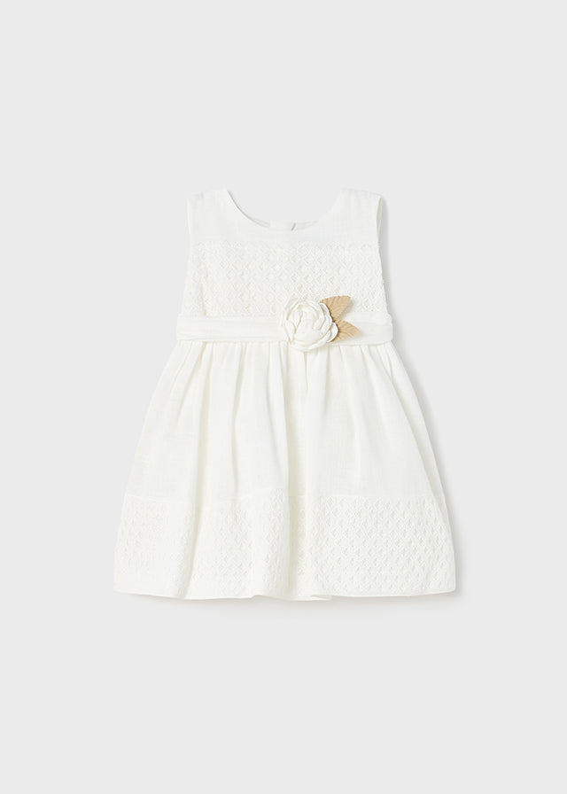 Mayoral Guipur for baby girl - Natural Mayoral