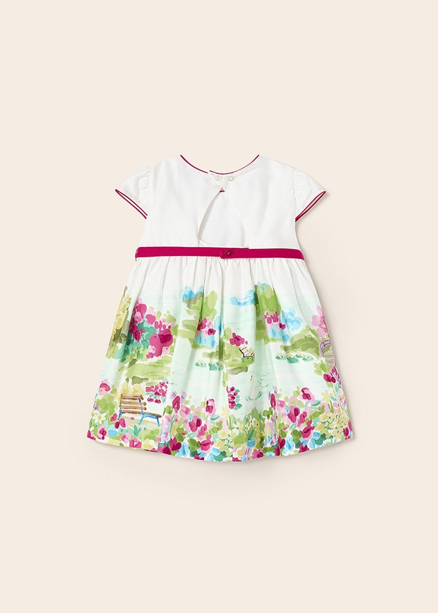 Mayoral Dress for baby girl - White Mayoral