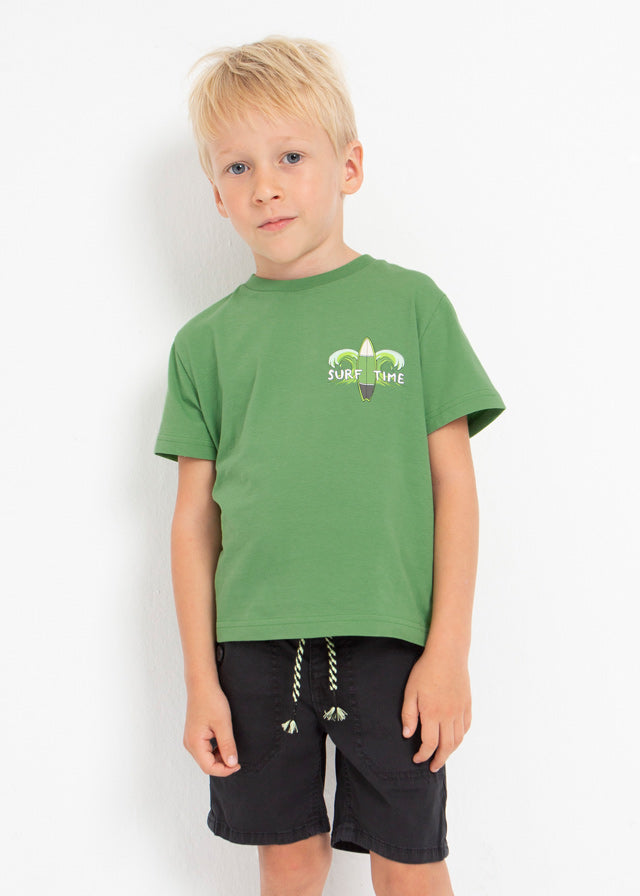 Mayoral S/s t-shirt for boy - Green Mayoral