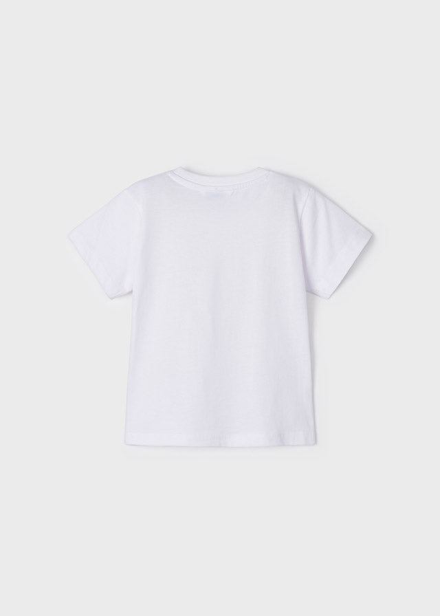 Mayoral S/s t-shirt for boy - White Mayoral