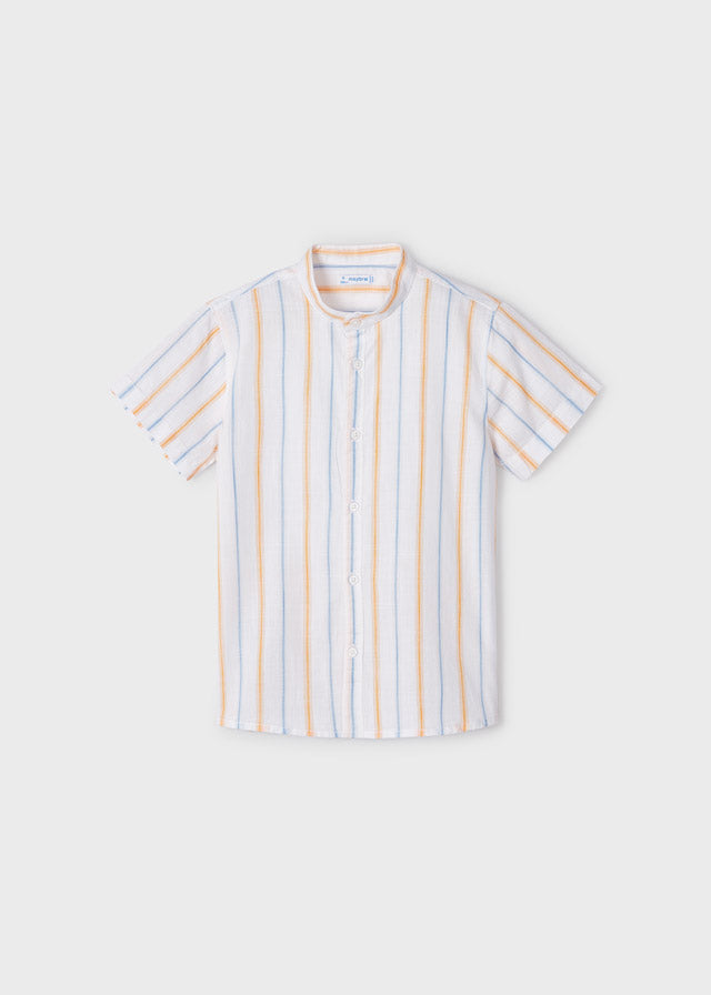 Mayoral Stripes s/s shirt for boy - Mango Mayoral