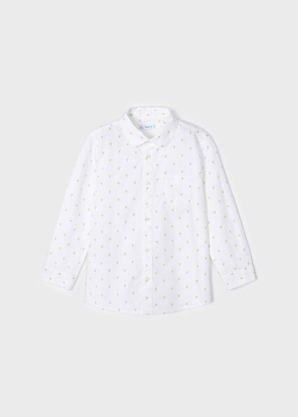 Mayoral L/s shirt for boy - White Mayoral