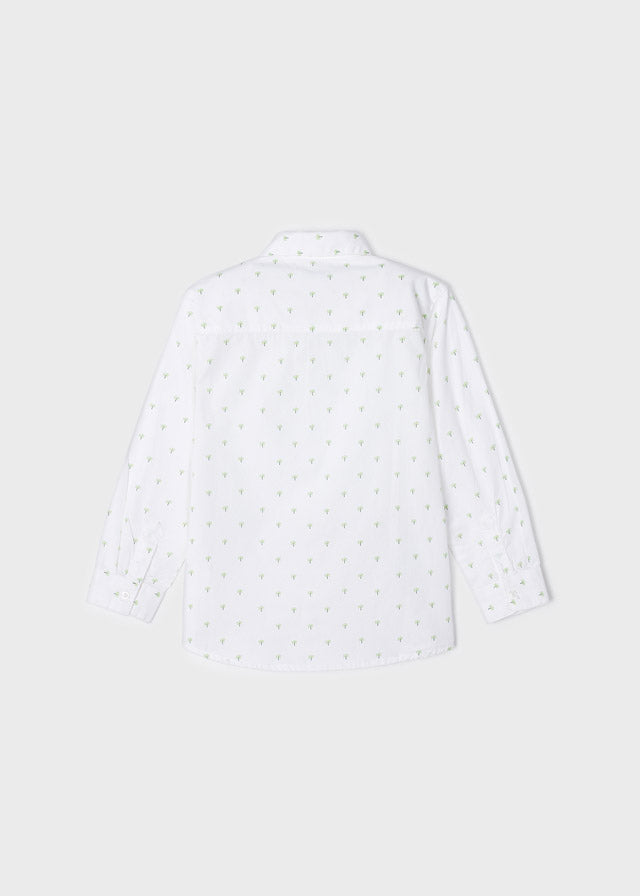 Mayoral L/s shirt for boy - White Mayoral