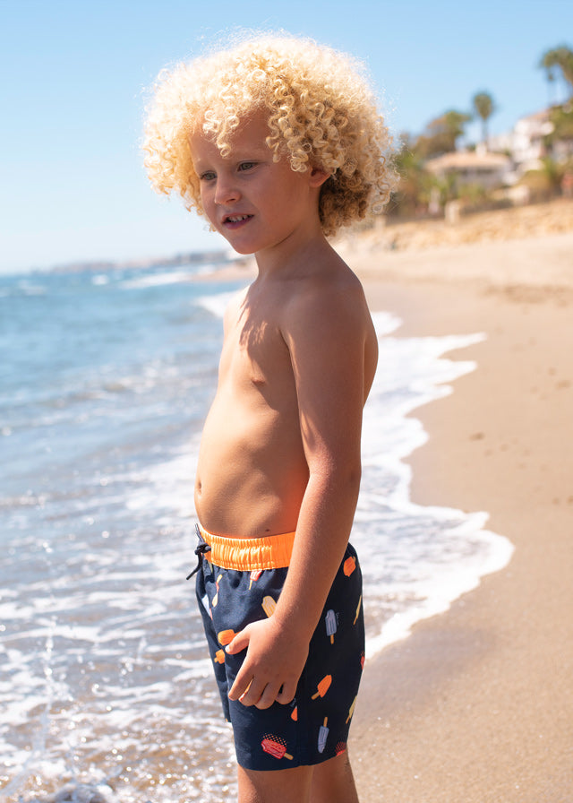 Mayoral Combined swim shorts for boy - Navy Mayoral