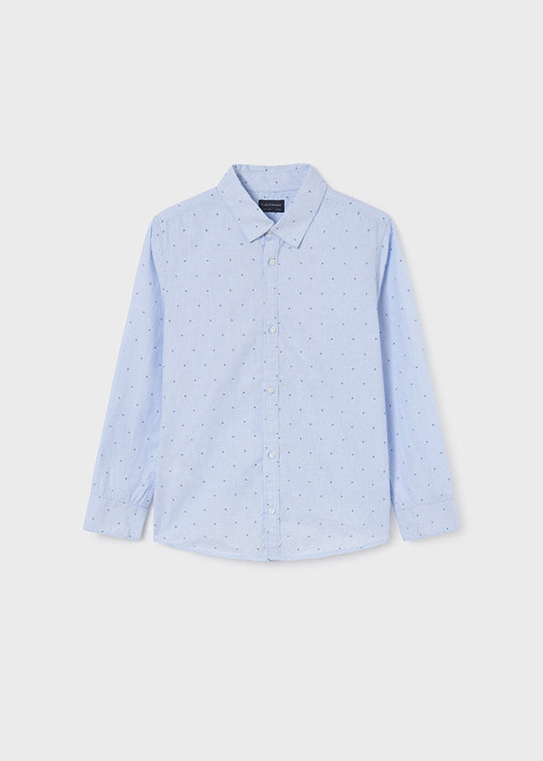 Mayoral L/s shirt for teen boy - Sky Mayoral