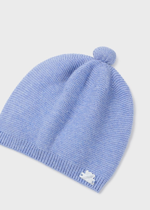 Mayoral Knit cap for newborn boy - Blue Mayoral