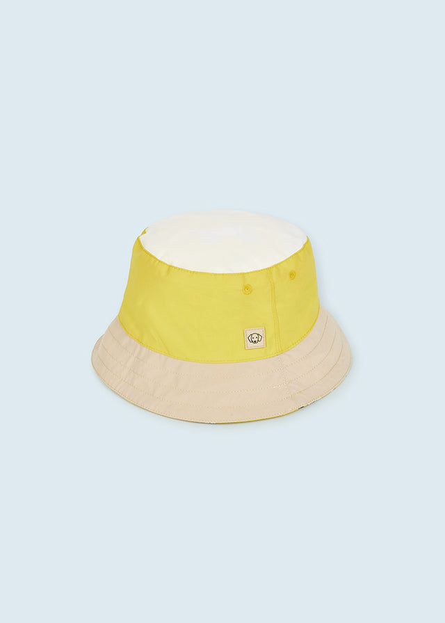 Mayoral Reversible bucket hat for baby boy - Lemon Mayoral