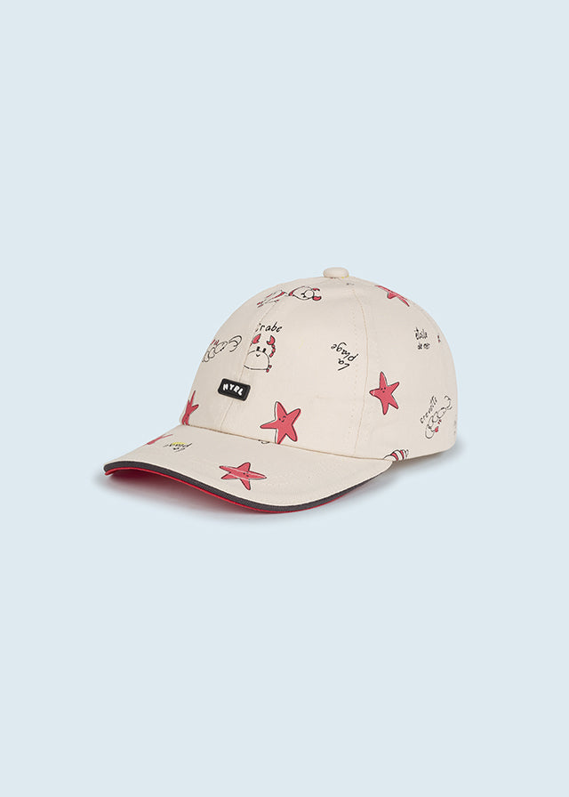Mayoral Printed cap for baby boy - Red Mayoral